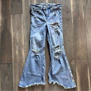 American Eagle PRIDE 🏳️‍🌈 Hi Rise Festival Flare Jeans